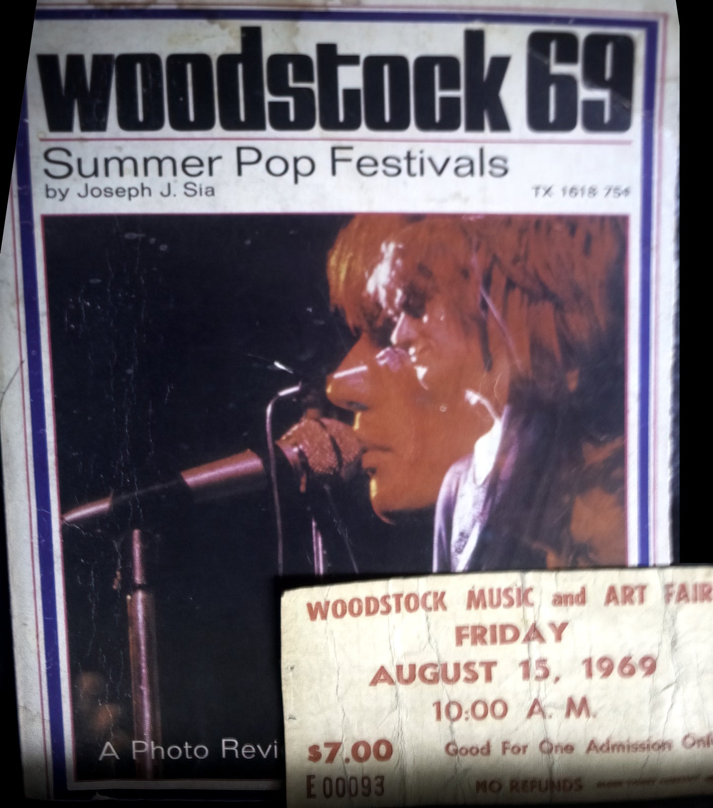 1969 Woodstock Festival memorabilia