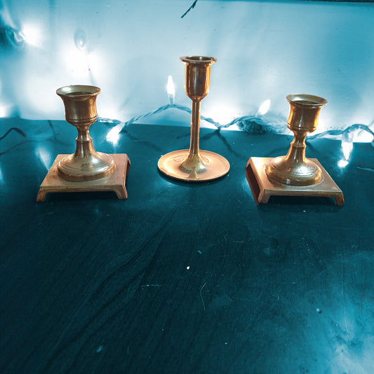 Candlestick set of 3